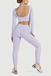 long sleeve crop top